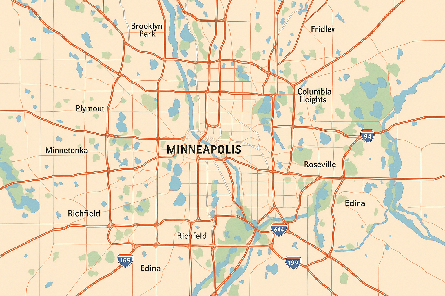 tylers roof map minneapolis